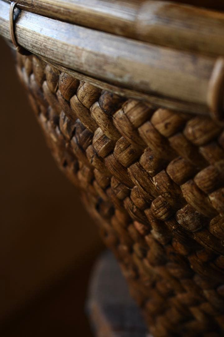 古道具 フィリピン ルソン島 古籠 民藝 vintage プリミティブ 竹編み