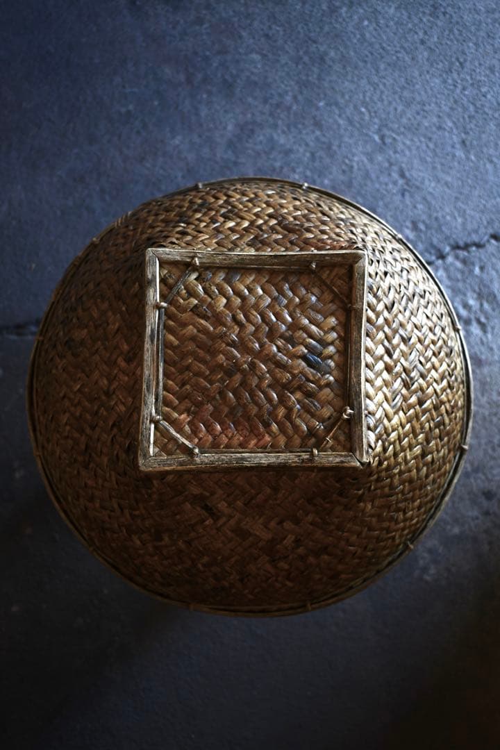古道具 フィリピン ルソン島 古籠 民藝 vintage プリミティブ 竹編み