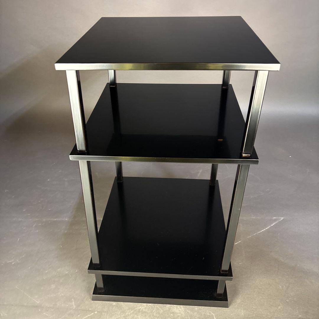 茶道具　塗師　宗春　米棚　共箱