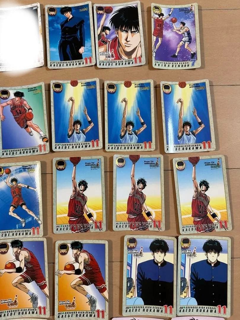 バラ売り可】流川楓、43枚、SLAM DUNK スラムダンク カードダス