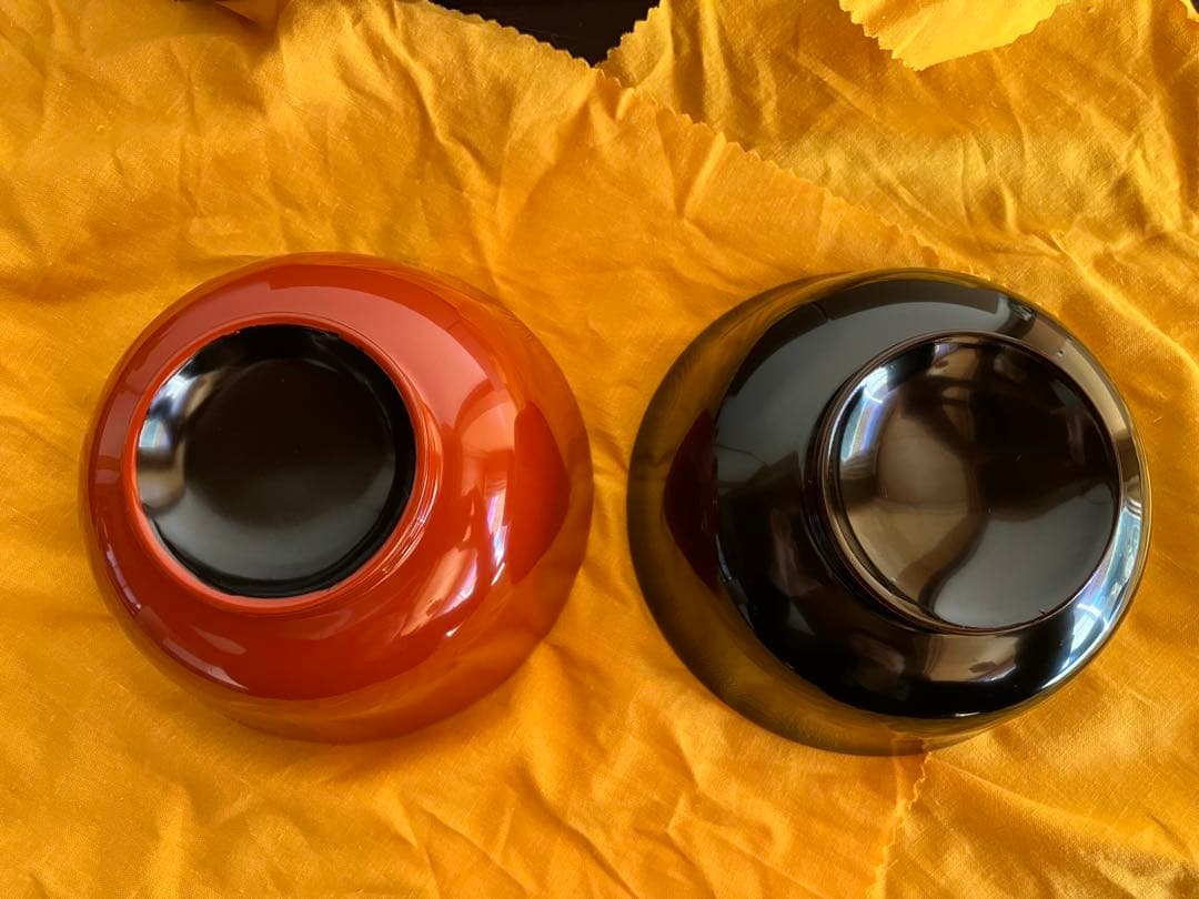 ＊さやちんさま専用＊　　　　　　　輪島塗　沈金　松　夫婦椀　お椀　２客　木製漆器