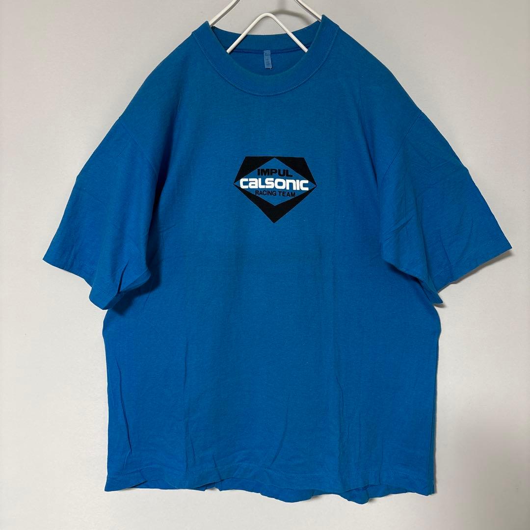 IMPUL CALSONIC RACING TEAM 非売品 tシャツ 90s - メルカリ
