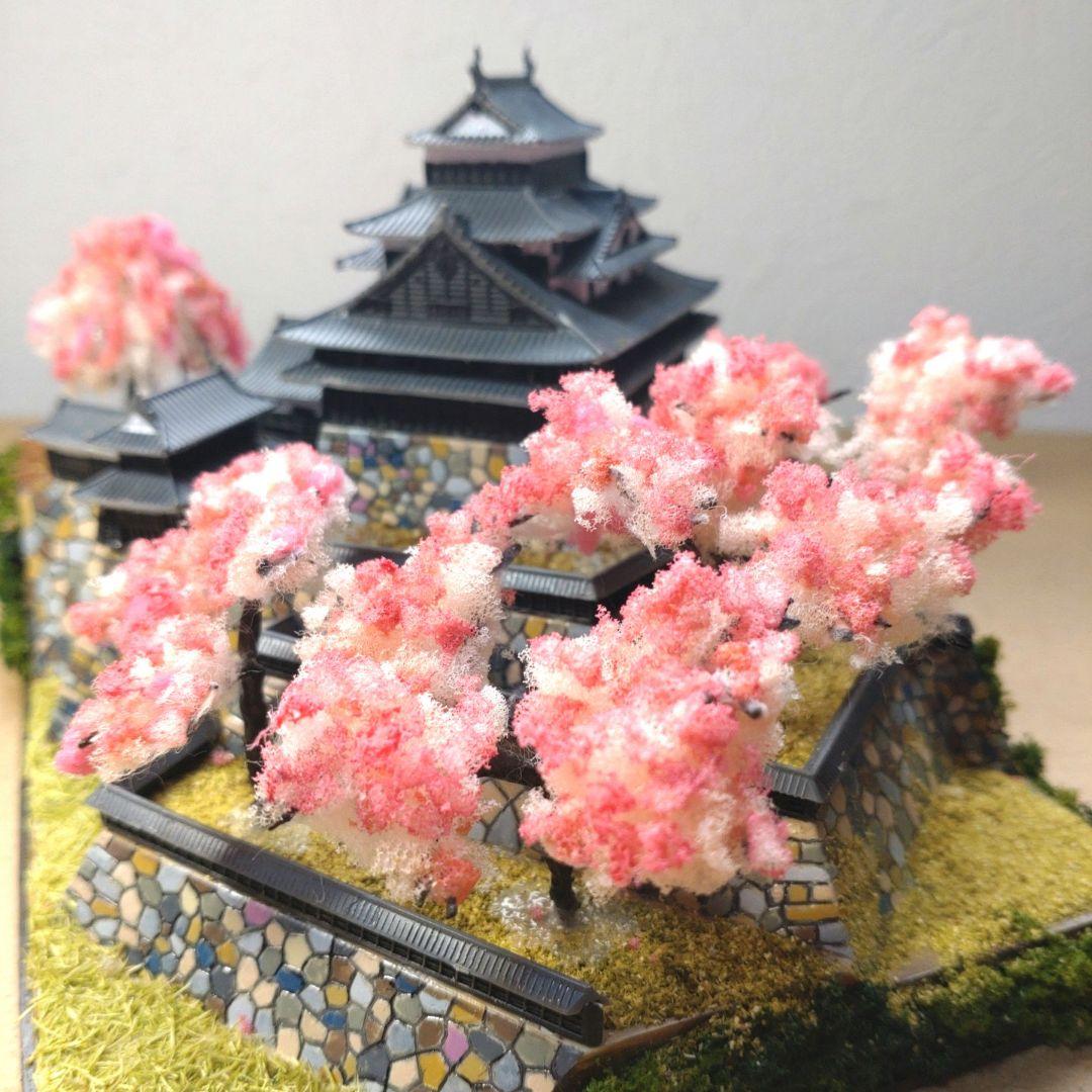 松江城 プラモデル 組立済完成品 桜バージョン 【楽天市場】【ふるさと