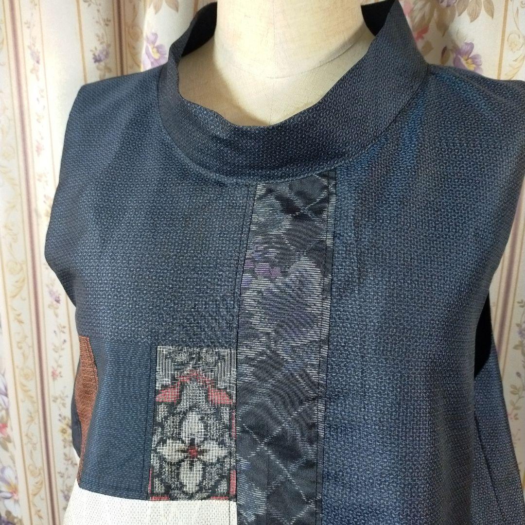 小豆様専用です✿大島紬をつないだセットアップ 総裏仕立て ハンドメイド♡