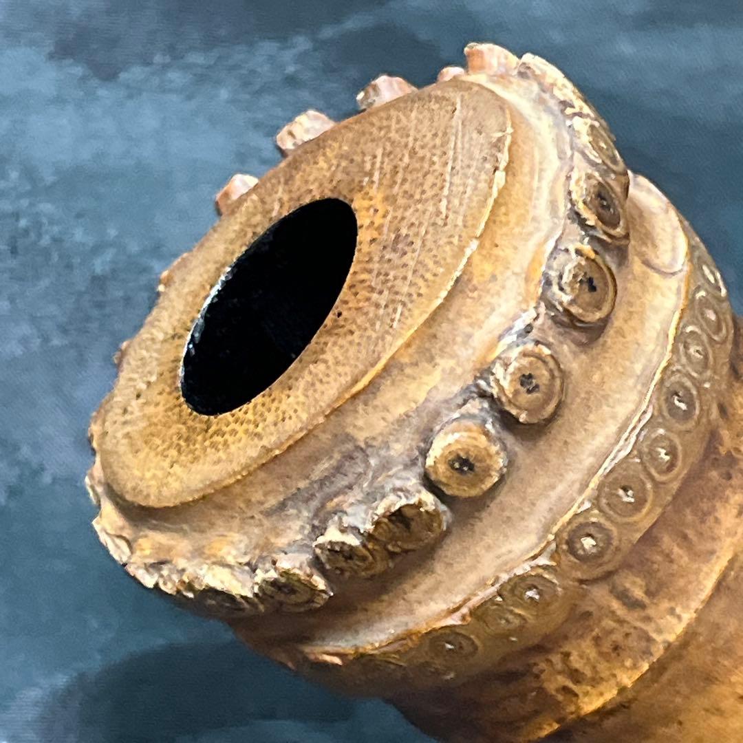 尺八 琴古流 竹治 2印 1尺4寸管 中継ぎ 銀巻 【音