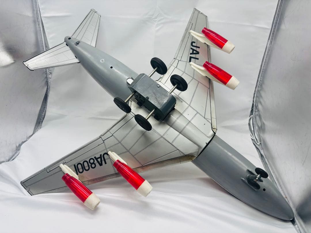 t*t様 野村トーイ当時物特大ブリキ日本航空ダグラスDC-8両翼