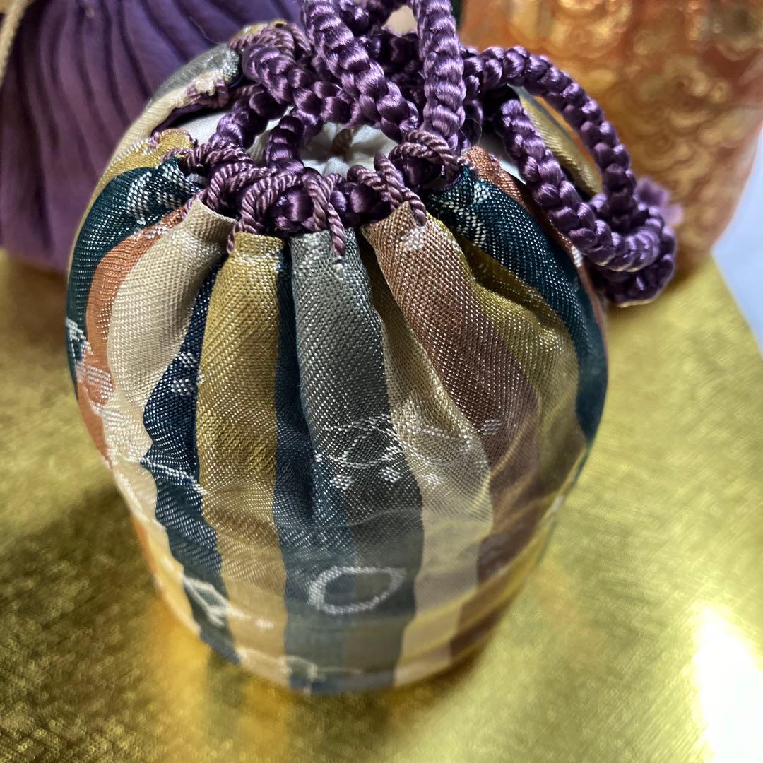 茶器 備前肩衝茶入 銘 心の友 仕覆3 而妙斎書付