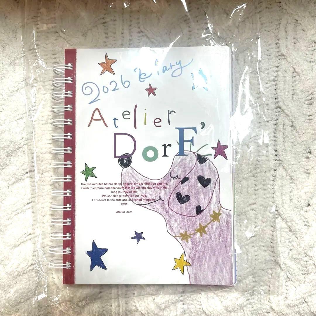 未使用品】2026 Diary Atelier DorF A5スケジュール帳 - メルカリ