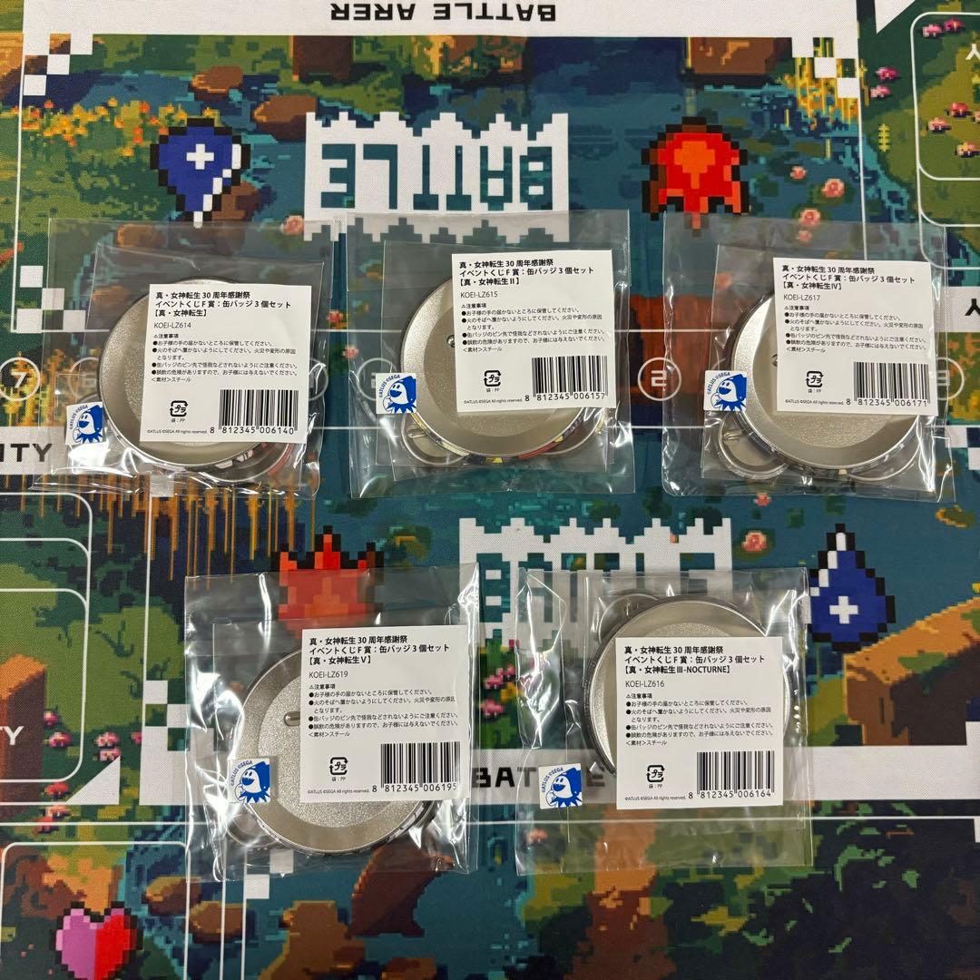 真・女神転生 30周年オンラインイベントくじ F賞缶バッジ 真・女神転生