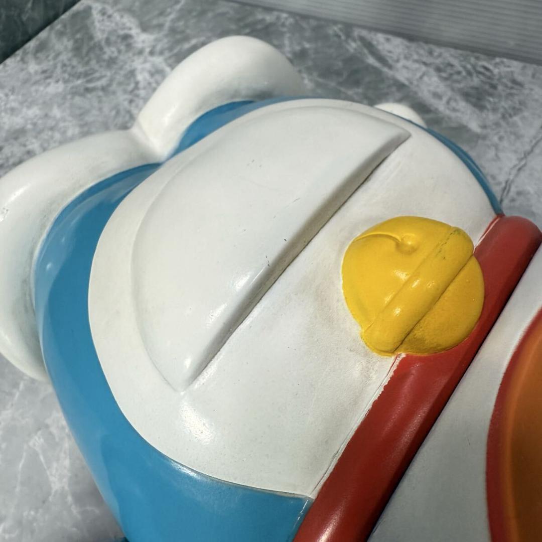 希少品】ドラえもん 大型 貯金箱 約28cm 底蓋有り ソフビ 当時物 レトロ