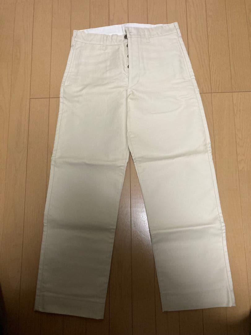 PABLO VINCI Oiled chino trousers M