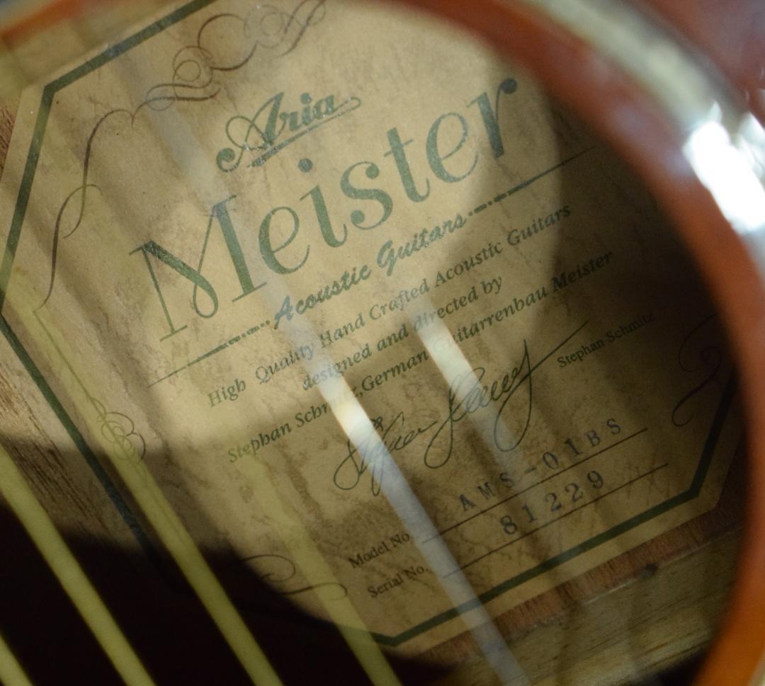 Aria Meister AMS-01BS アコギ アリア・マイスター アコースティック