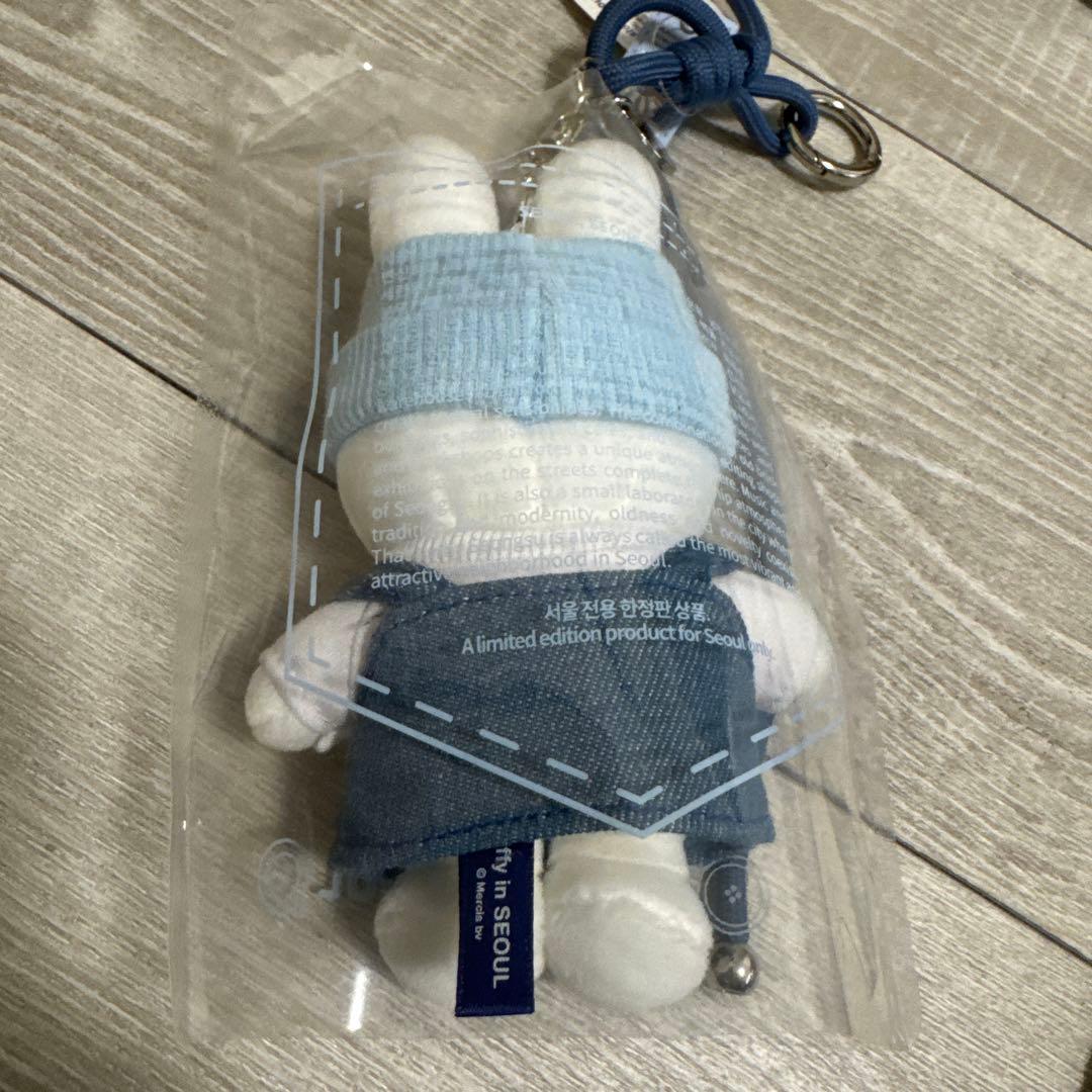 新品 韓国 ソウル ソンス 聖水 限定 ミッフィー デニムキーリング