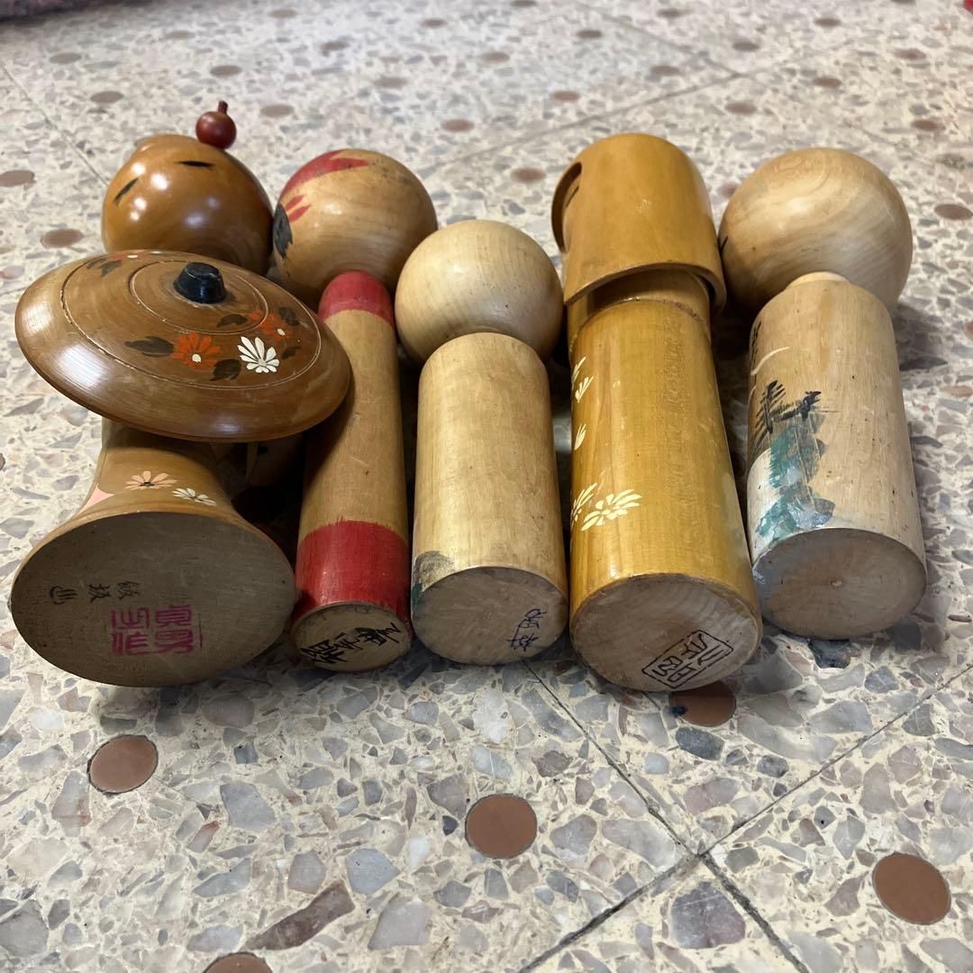 D壁 伝統こけし 創作こけし まとめ売り 24体セット 郷土玩具 工芸品 大量