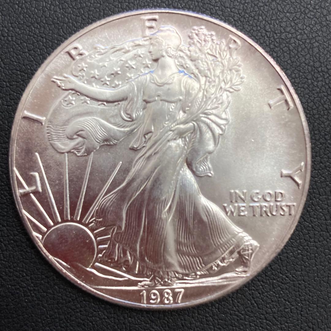 まんぼう様専用 アメリカ イーグル銀貨19871オンス 4枚