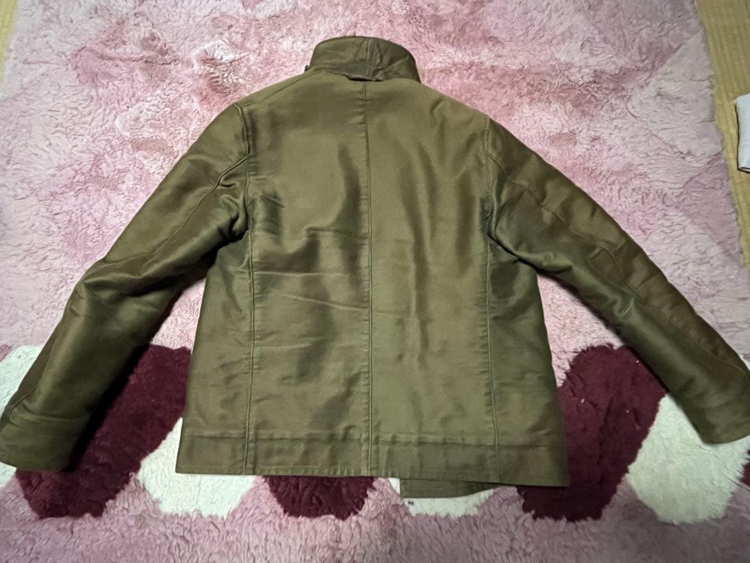 BLUE BLUE/デッキジャケット/カーキ/メンズLサイズ/日本製