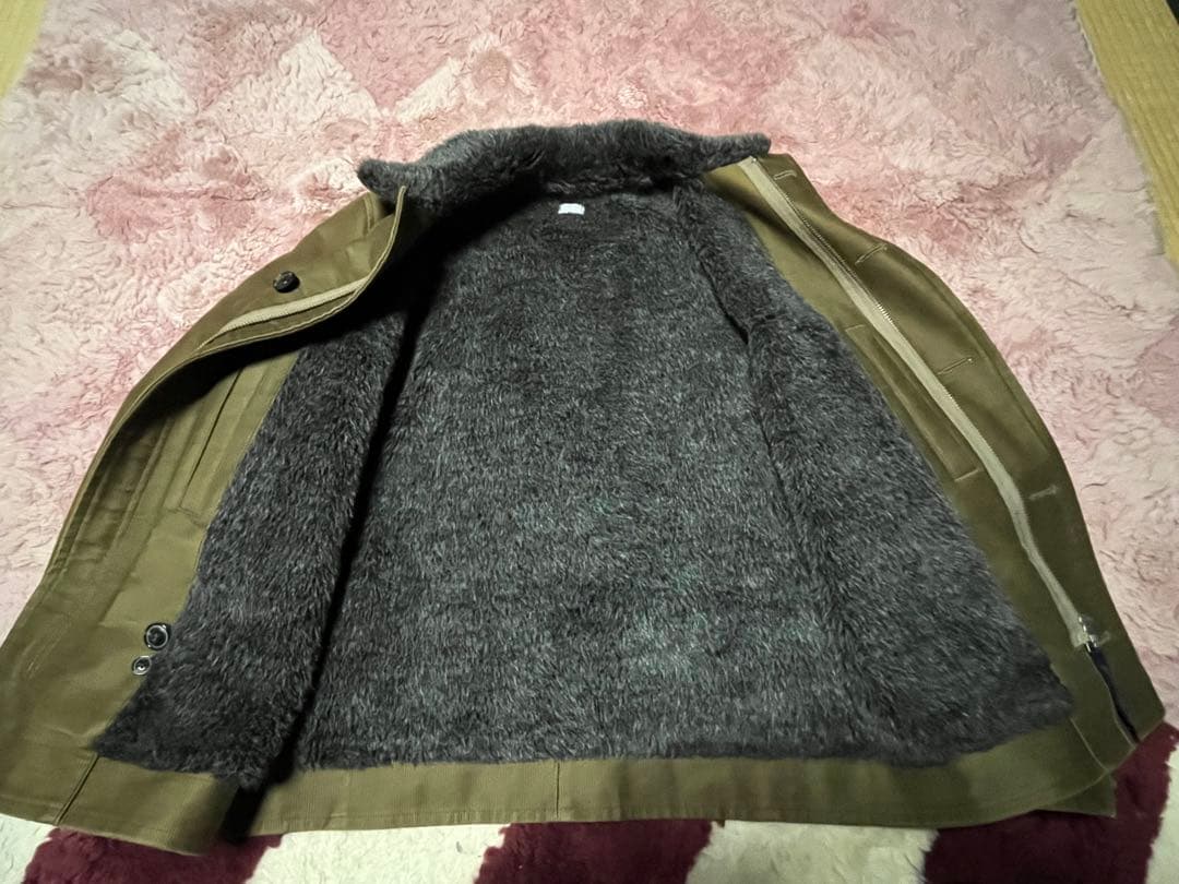 BLUE BLUE/デッキジャケット/カーキ/メンズLサイズ/日本製