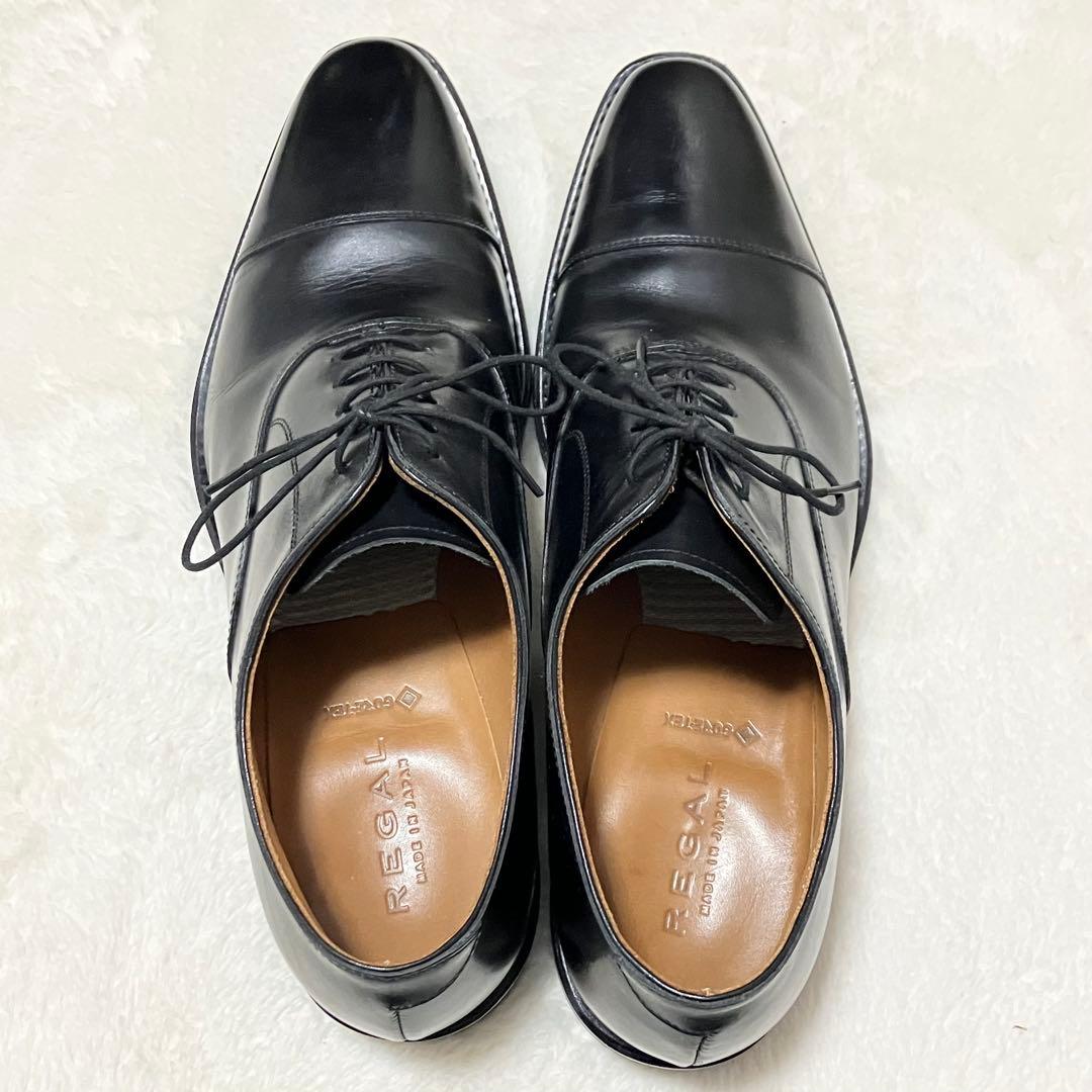 未使用級 REGAL ゴアテックス 革靴 27.0 ビジネス シューズ 黒 革