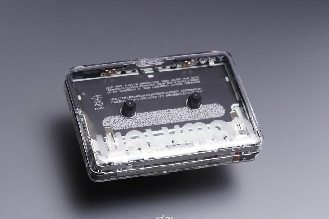 SONY WALKMAN オール透明外装 真鍮製フライホイール WM-EX677 Anti