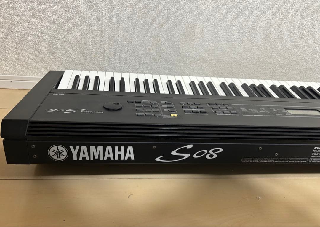 ヤマハ YAMAHA S08 シンセサイザー 88鍵盤 取説、ガイドROM付き