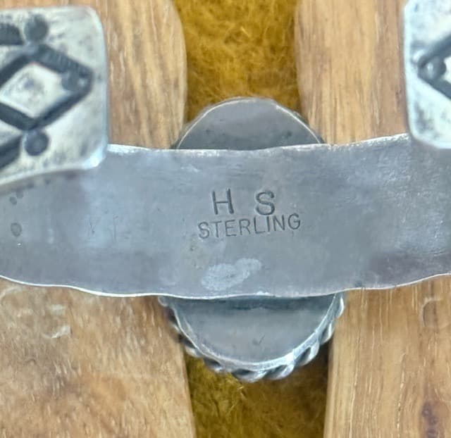 バングル ターコイズ シルバー ナバホ ハーマン・スミス インディアンジュエリー