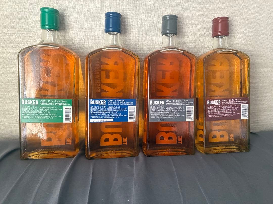4種セット】THE BUSKER アイリッシュウイスキー 旧ラベル - メルカリ