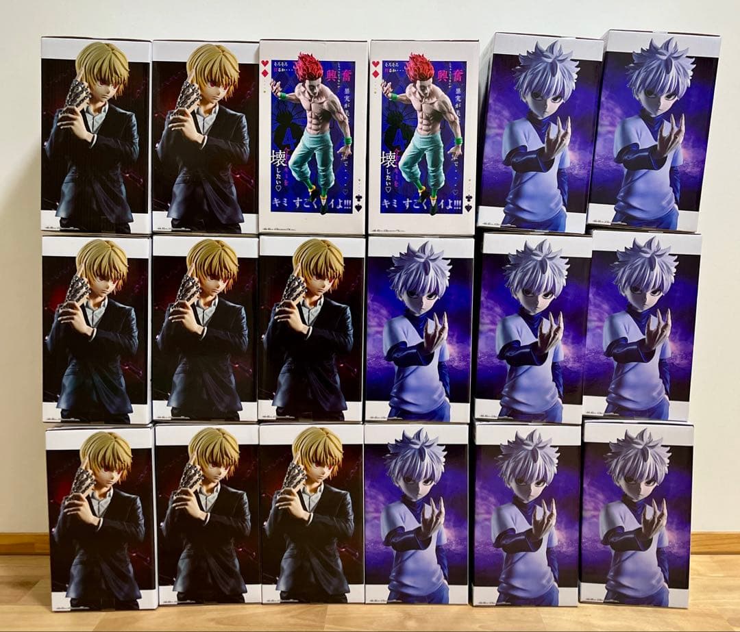 HUNTER ×HUNTERグランディスタ ヒソカ&クラピカ&キルアセット18体