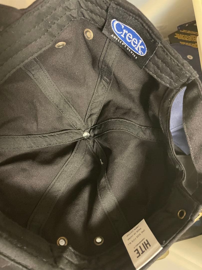 Creek Angler´s Device 6 Panel Cap 黒 クリーク