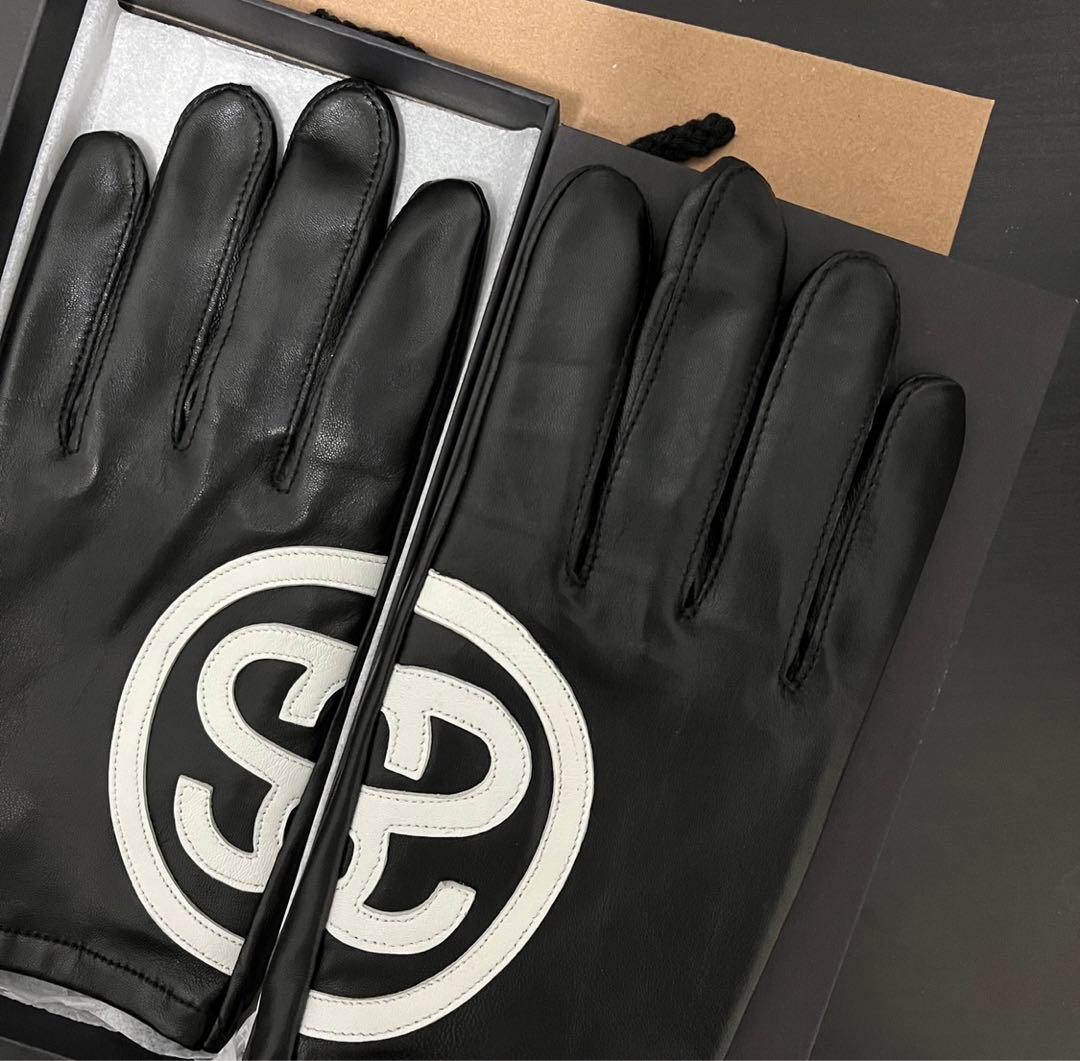 Stüssy レザー グローブ SS LINK LEATHER GLOVES 直営店限定 Stussy SS