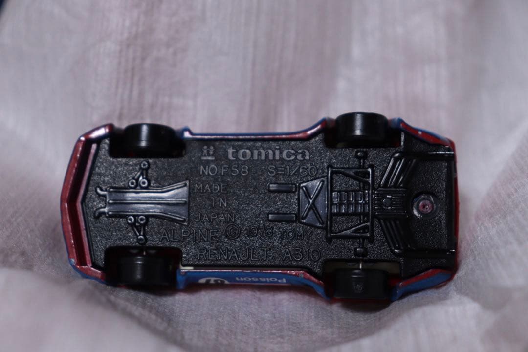 日本製　トミカ　外国車シリーズ　アルピーヌ　ルヌー　A310 レーシングF62