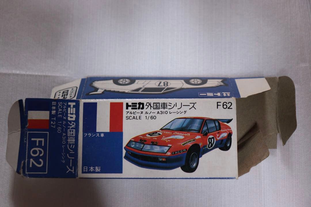 日本製　トミカ　外国車シリーズ　アルピーヌ　ルヌー　A310 レーシングF62