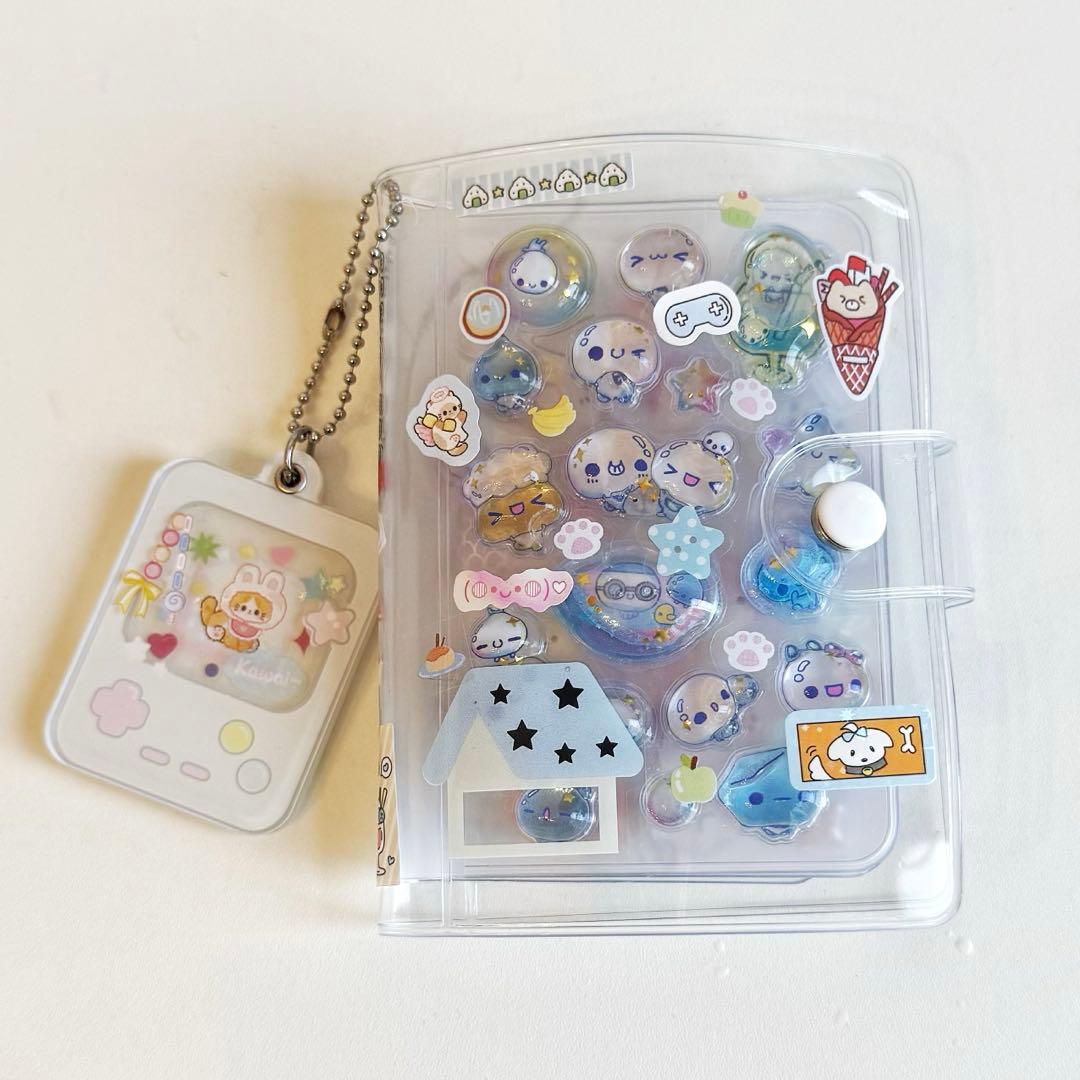 シール帳 1冊 チャーム付き おすそ分け ボンボンドロップシール うる