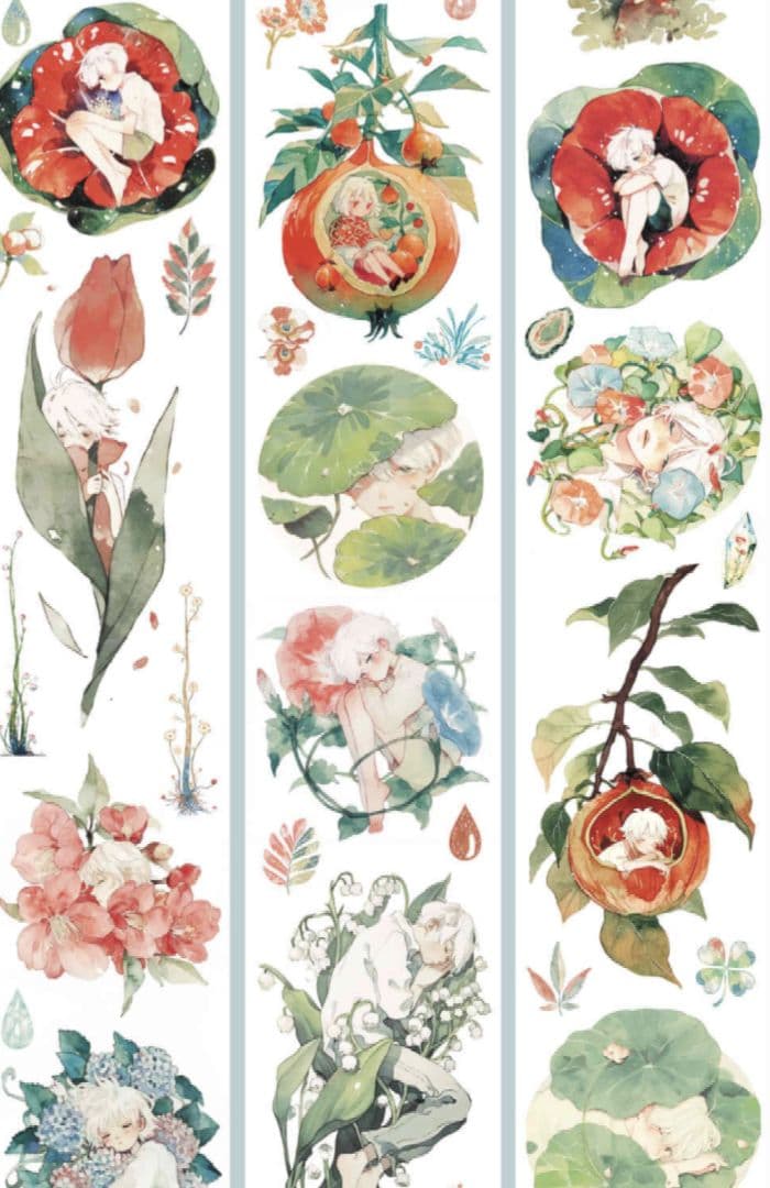 在庫無し【903】海外 PETテープ 男の子 万物古一 貝殻光