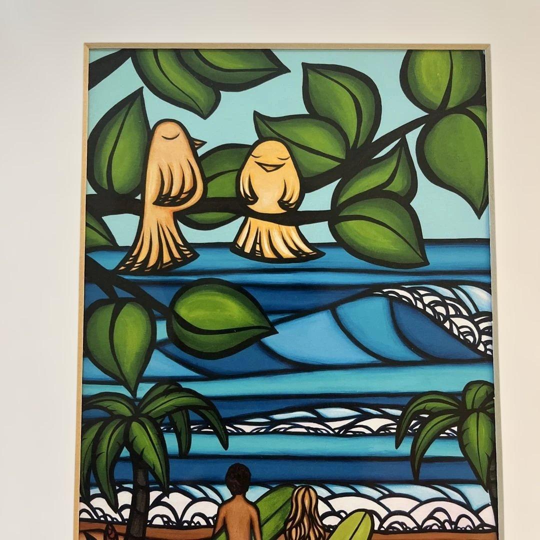 美品】ヘザーブラウンHeather Brown “自然と海”絵画art - メルカリ