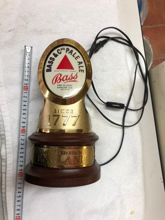 BASS 販促非売品 珍品 電飾照明ランプ テーブルランプ - メルカリ