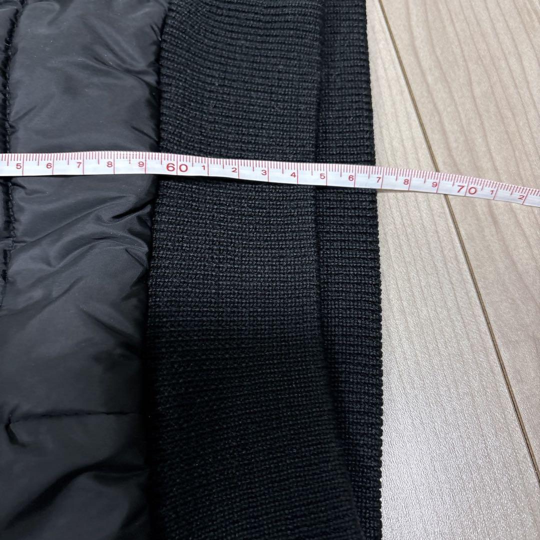 ブラックレーベルクレストブリッジ ニット切替　中綿ジャケット L