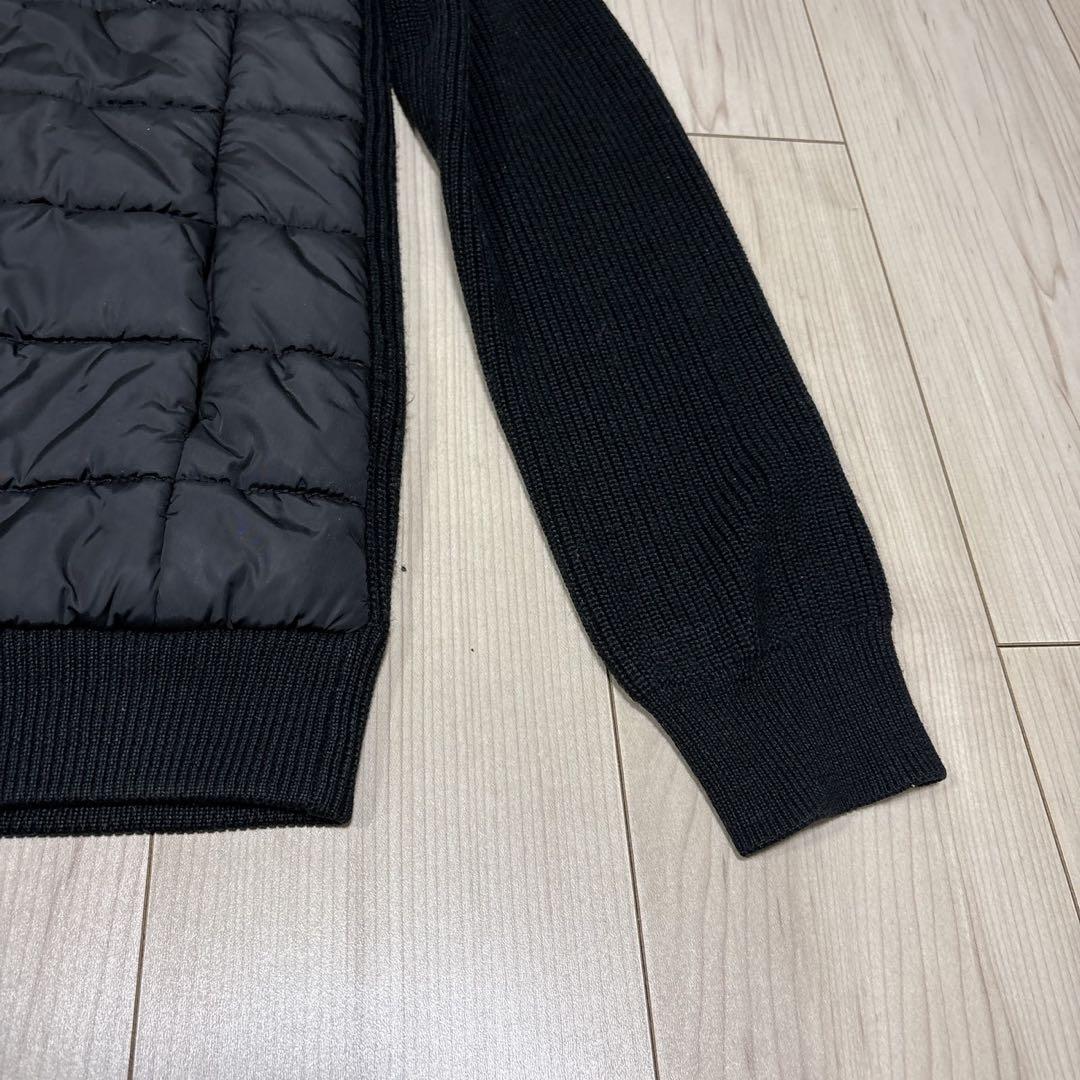 ブラックレーベルクレストブリッジ ニット切替　中綿ジャケット L