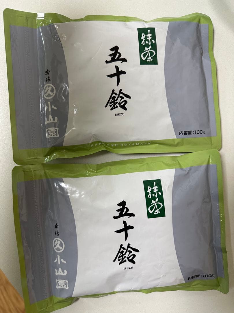 丸久小山園 抹茶 五十鈴 100g 2袋