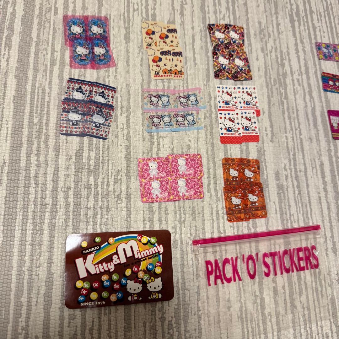 ハローキティ フレークシール PACK ´O´ STICKERS 101枚