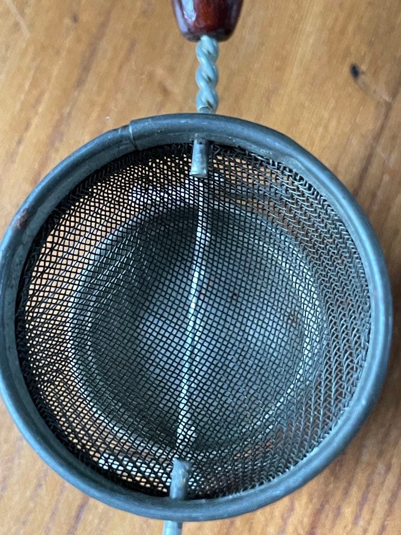 アンティーク ティー ストレーナー 茶漉し 1913年 ツール レア