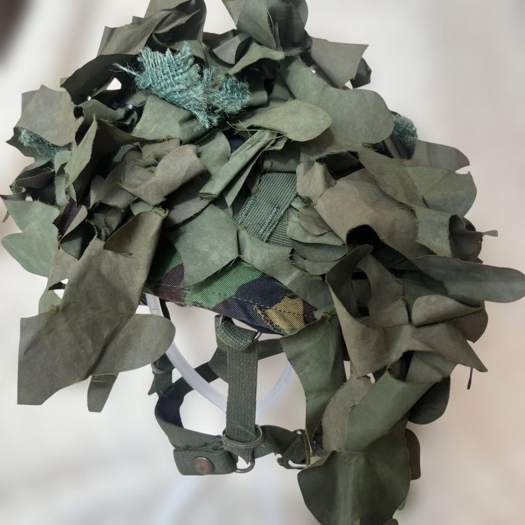 イギリス軍 M76 空挺部隊ヘルメット DPM カバースクリム付き