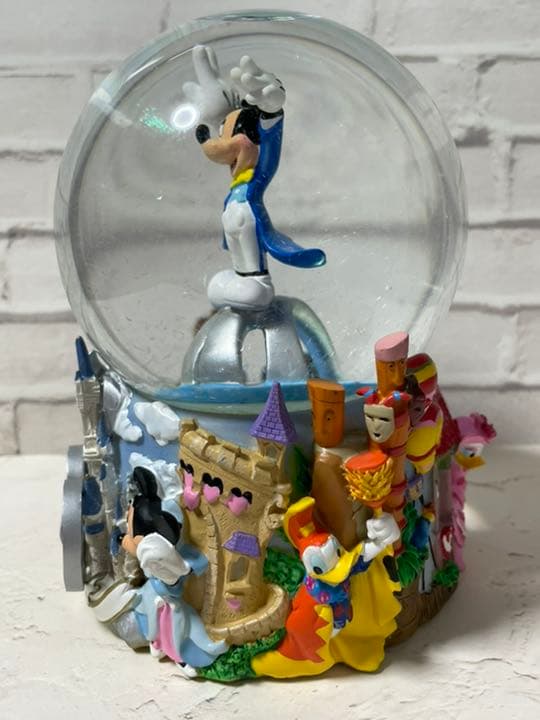 ディズニー20周年 ミッキー スノーグローブ・スノードーム・フィギュア