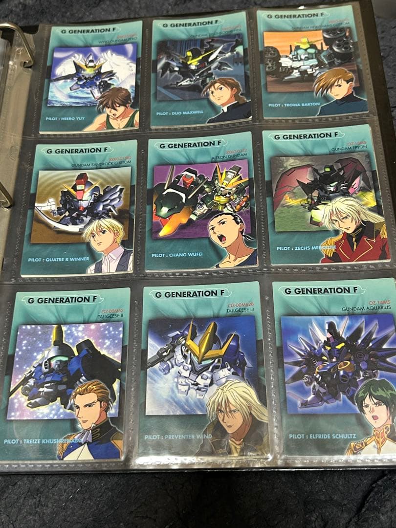 カードダスマスターズ 新機動戦記ガンダムW パーフェクトレビュー ノーマルコンプ