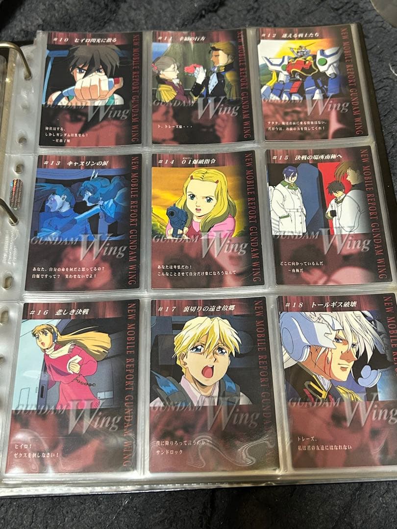 カードダスマスターズ 新機動戦記ガンダムW パーフェクトレビュー ノーマルコンプ