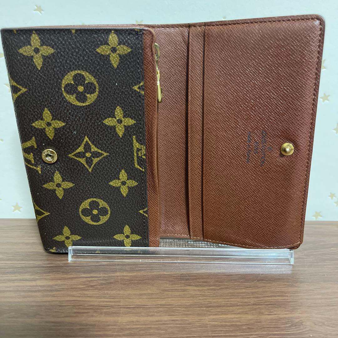 【極美品】ルイヴィトン モノグラム ポルトモネ ビエ トレゾール 二つ折り財布