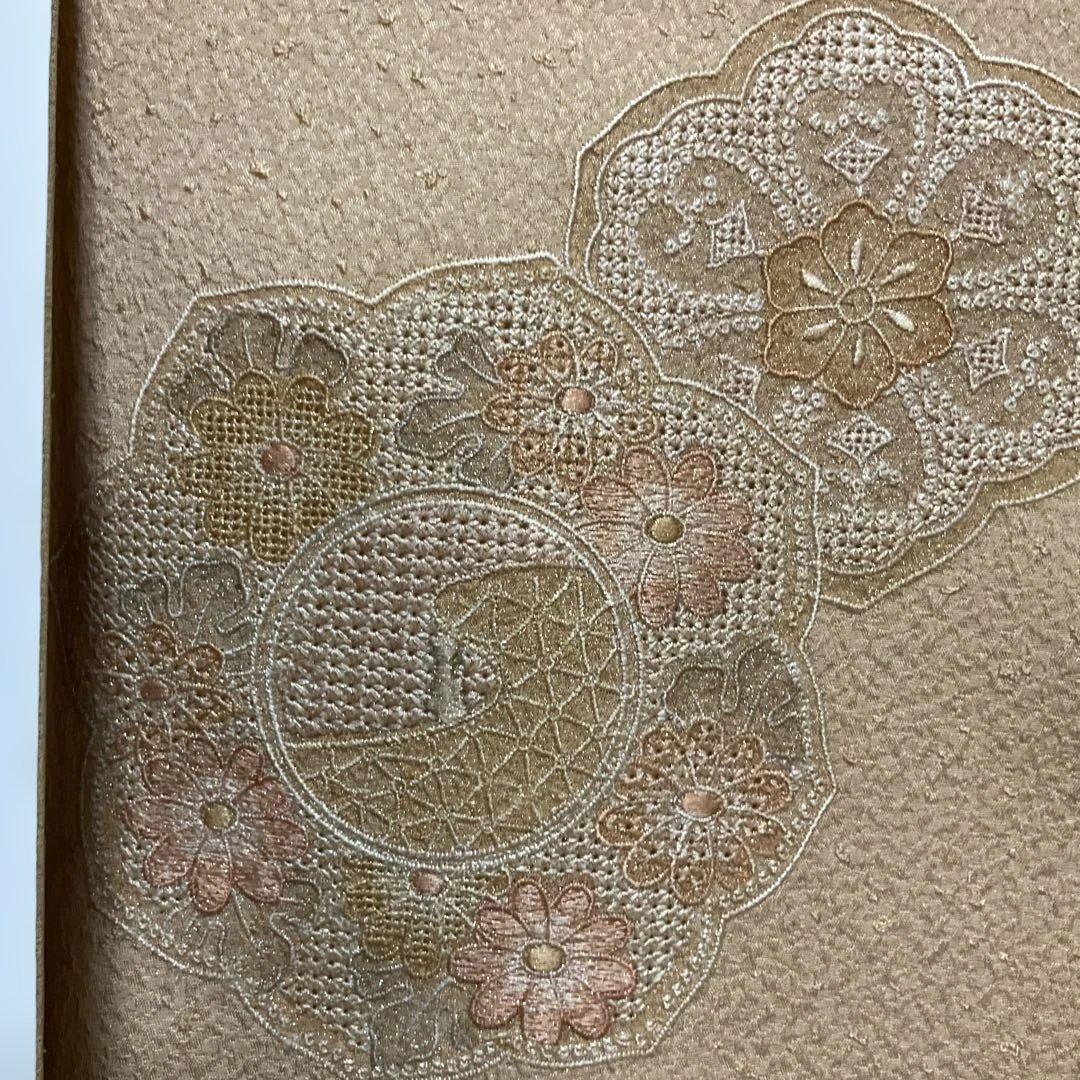 k様専用 No.2927 未使用シリーズ正絹作家汕頭刺繍訪問着 落款 超美品