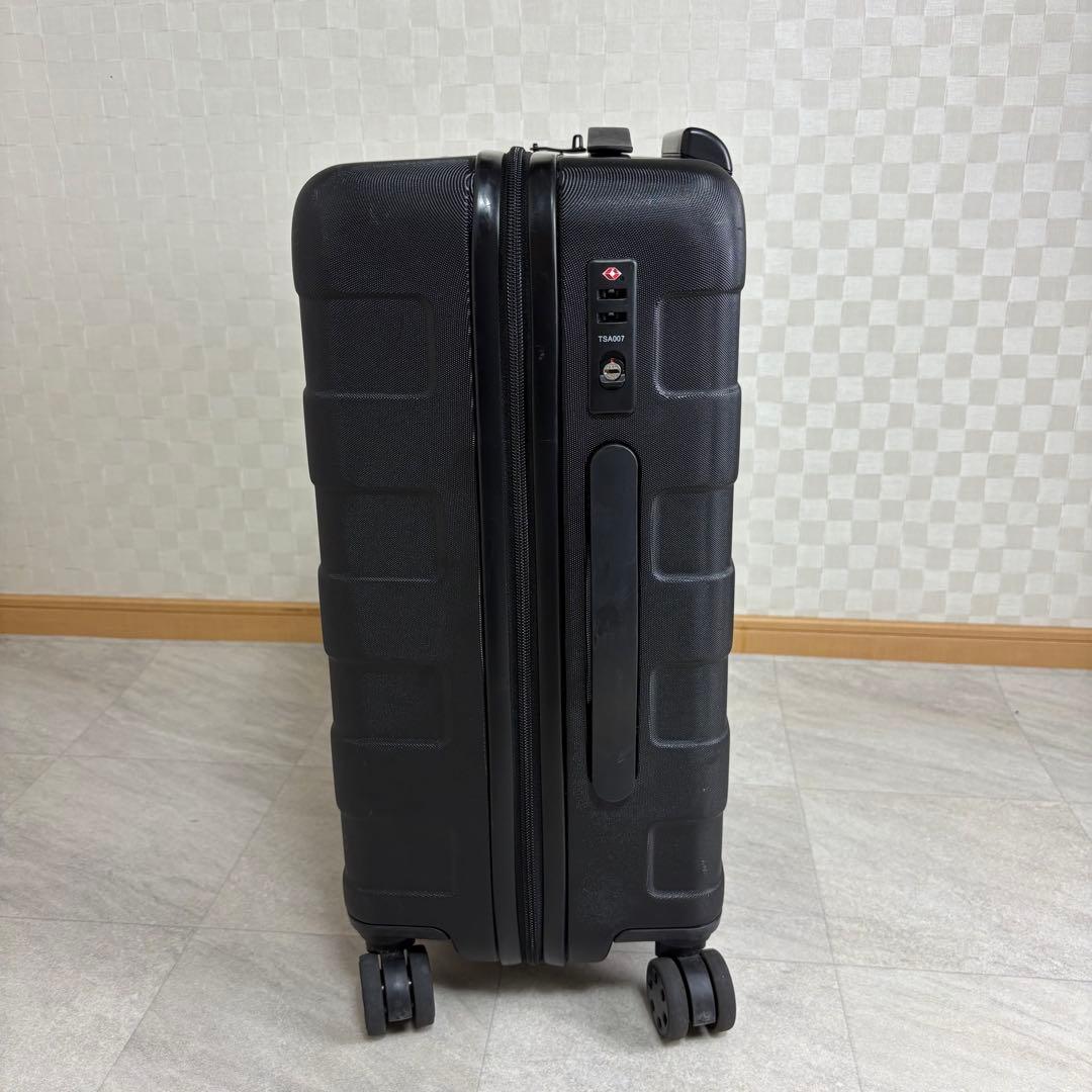 MUJI 無印良品 キャリーケース ブラック 36L スーツケース ストッパー