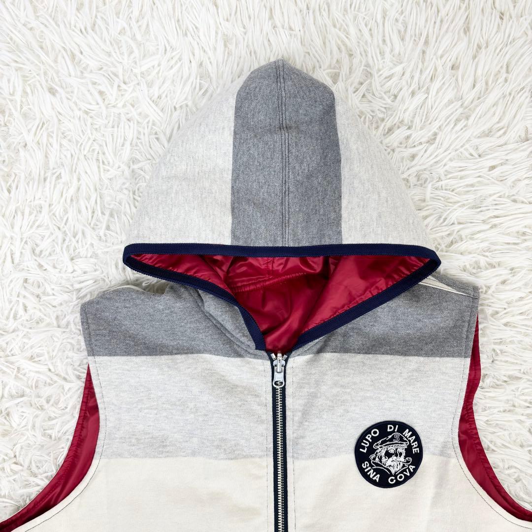 SINA COVA 中綿 コットン×ポリエステル リバーシブルパーカー M