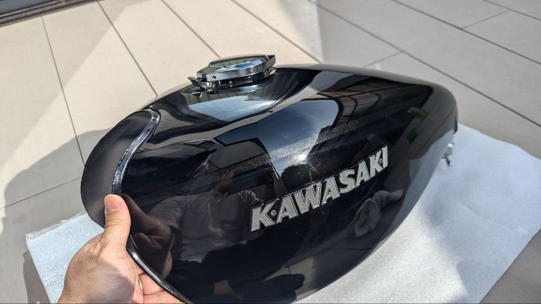 Z1Z2 タンク外装 ブラックタイガー キャンディー ゴースト MRS