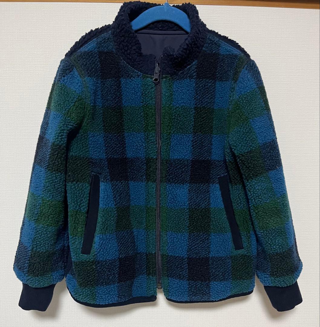ファミリア 130 リバーシブル ネイビー ファミリアチェック ジャケット